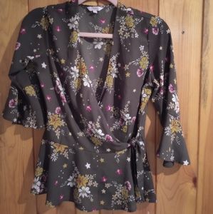 Tie front Woman's blouse